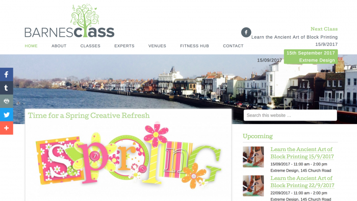 Template Business Website - Barnes Class