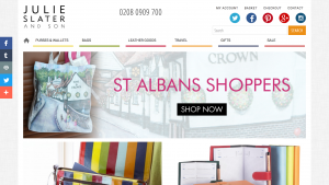 eCommerce Business Website - Julie Slater And Son