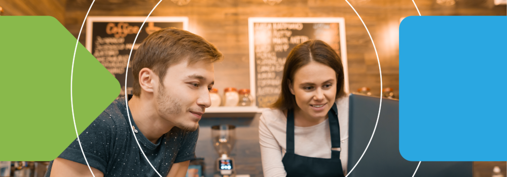 Two cafe owners finding online solutions